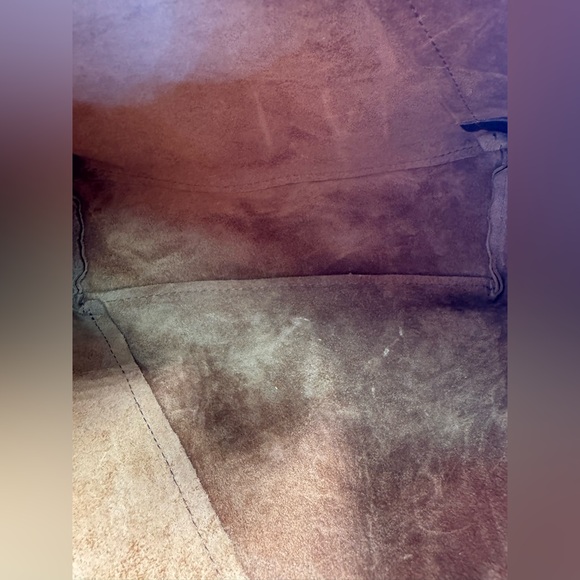 PORTLAND LEATHER GOODS NAOMI SHOULDER BAG-LARGE NUTMEG - Picture 9 of 9